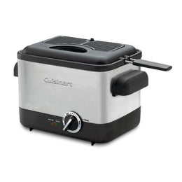 Freidora compacta de acero 1L Cuisinart CDF-100P1