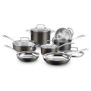 Baterías de Cocina Acero Inoxidable Negra 11 pzs BSC7-11ES Cuisinart