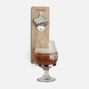 Destapador de Botellas Magnético con Porta Vaso