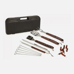 Juego de Parrilla Mango de Madera 18 pzs Cuisinart