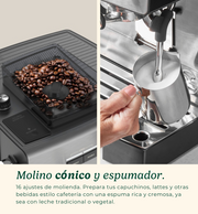 Máquina de Espresso Espresso Bar™ Grind & Brew EM-640ES