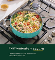 Batería 12 piezas Culinary Collection Cuisinart Verde