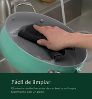 Batería 12 piezas Culinary Collection Cuisinart Verde