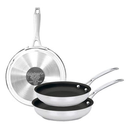 Set de Sartenes 3 Pzs de Acero Inoxidable