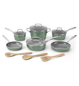 Batería de Cocina CERAMICA XT de GreenChef  Cuisinart 13 Pzs