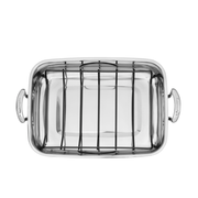 Bandeja de Acero para Hornear Pavo con Rack Rosticero Cuisinart