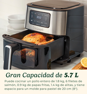 Freidora de aire con canastilla de 5.7 L Cuisinart
