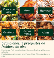 Freidora de aire con canastilla de 5.7 L Cuisinart