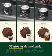 Molino de Café Cónico para Espresso Cuisinart