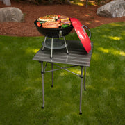 Asador Portátil de Carbón 14