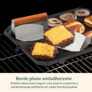 Prensa de Acero Inoxidable para Smash Burgers Cuisinart Outdoors