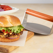 Prensa de Acero Inoxidable para Smash Burgers Cuisinart Outdoors