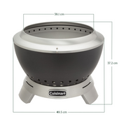 Chimenea sin Humo Cleanburn 50 cm Cuisinart