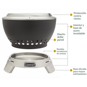 Chimenea sin Humo Cleanburn 50 cm Cuisinart