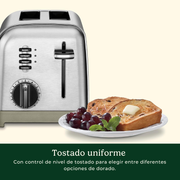Tostador de Metal Clásico 2 Panes CPT-160ES Cuisinart