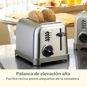 Tostador de Metal Clásico 2 Panes CPT-160ES Cuisinart