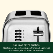 Tostador de Metal Clásico 2 Panes CPT-160ES Cuisinart