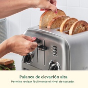 Tostador de Acero Clásico 4 Panes CPT-180P1 Cuisinart