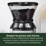 Molino de Café 18 Niveles Programable DBM-8ES Cuisinart