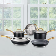 Batería 7 Pzs Negra Mate Acero Inoxidable Cuisinart - Negro