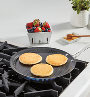 Plancha Redonda de Acero Inoxidable FusionPlus™ de 30.5 cm