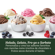 Máquina para helado automática 1.5L ICE-21P1ES Cuisinart