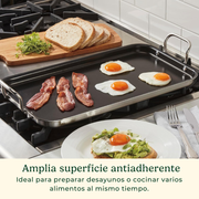Plancha Doble Asador Chef's Classic