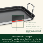 Plancha Doble Asador Chef's Classic