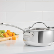 Juego de Batería de Cocina PureClad™ de Acero Inoxidable de 12 Piezas – Triple Capa