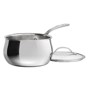 Cazo con tapa PureClad™ de Acero Inoxidable de 24 cm Triple Capa