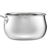 Cazo con tapa PureClad™ de Acero Inoxidable de 24 cm Triple Capa