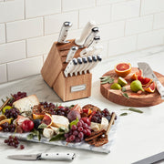 Bloque de Cuchillos Triple remache Blanco 15 pzs Cuisinart